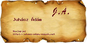 Juhász Ádám névjegykártya
